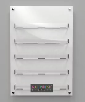 Nail Polish Display, Дисплей настенный для лаков Белый 42х60 см