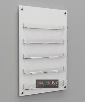 Nail Polish Display, Дисплей настенный для лаков Белый 42х60 см