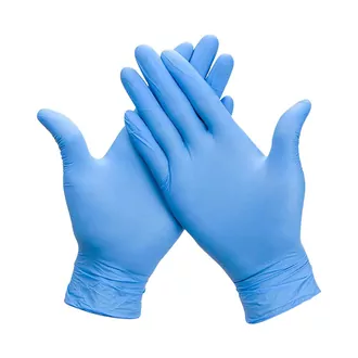 Wally Plastic, Перчатки голубые - M (100 шт)