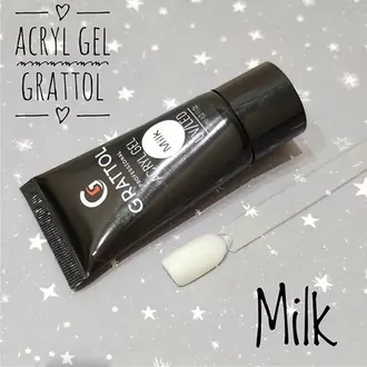 Grattol, Acryl Gel milk (30 мл)