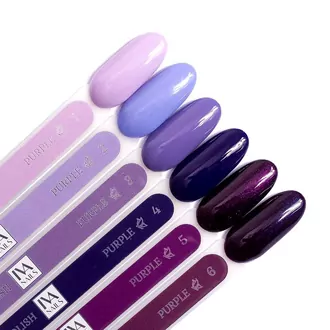 Iva Nails, Гель-лак Purple №4 (8 мл)