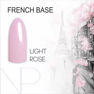 Nartist, Камуфлирующая база French base - Light Rose (12 мл)