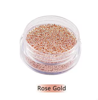 IBDI, Бульонки металл розовое золото 0,6 мм (10 г)