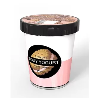 MILV, Крем-йогурт для тела - Печенье (210 г)