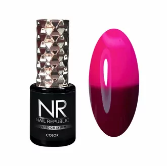 Nail Republic, Гель-лак Thermo Color 605 - Вишневый-розовый (10 мл)