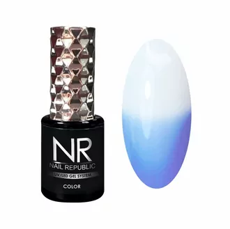 Nail Republic, Гель-лак Thermo Color 606 - Синий-голубой (10 мл)