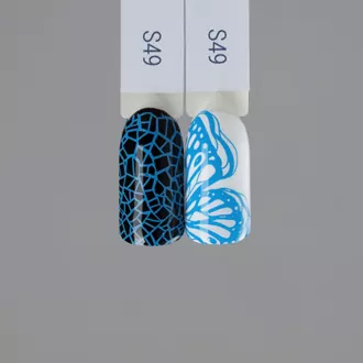 Swanky Stamping, Лак для стемпинга S49 Cyan Blue (6 мл)