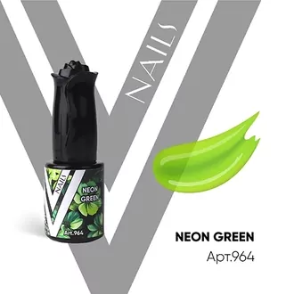 Vogue, Гель-лак витраж Neon Green (10 мл)
