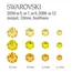 Swarovski, Мини-набор страз Солнечный (30 шт)