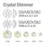 Swarovski, Мини-набор Crystal Shimmer (30 шт)