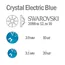 Swarovski, Мини-набор Crystal Electric Blue (30 шт)