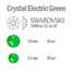 Swarovski, Мини-набор Crystal Electric Green (30 шт)