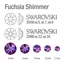 Swarovski, Мини-набор страз Fuchsia Shimmer (30 шт)