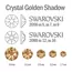 Swarovski, Мини-набор Crystal Golden Shadow (30 шт)