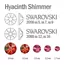Swarovski, Мини-набор страз Hyacinth Shimmer (30 шт)