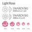 Swarovski, Мини-набор страз Light Rose (30 шт)