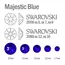 Swarovski, Мини-набор страз Majestic Blue (30 шт)