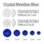 Swarovski, Мини-набор Crystal Meridian Blue (30 шт)