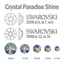Swarovski, Мини-набор Crystal Paradise Shine (30 шт)