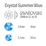 Swarovski, Мини-набор Crystal Summer Blue (30 шт)