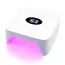 T&H, Лампа беспроводная Nail Lamp S50 белая (розовый свет)