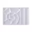 Serebro, Палитра для смешивания красок с подставкой под кисти (белая)