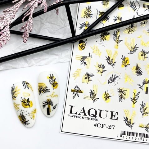 LAQUE, Cлайдер-дизайн #CF-27 GOLD