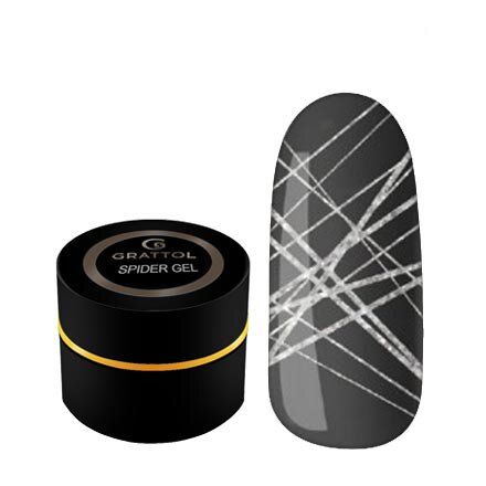Grattol, Гель-паутинка Spider Gel Silver (5 мл)