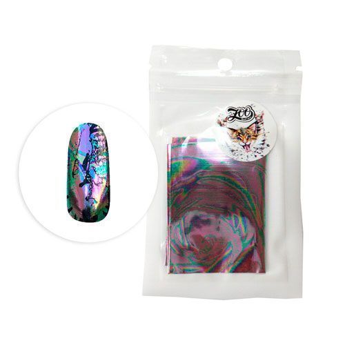 Zoo Nail Art, Фольга переводная Северное сияние №1167