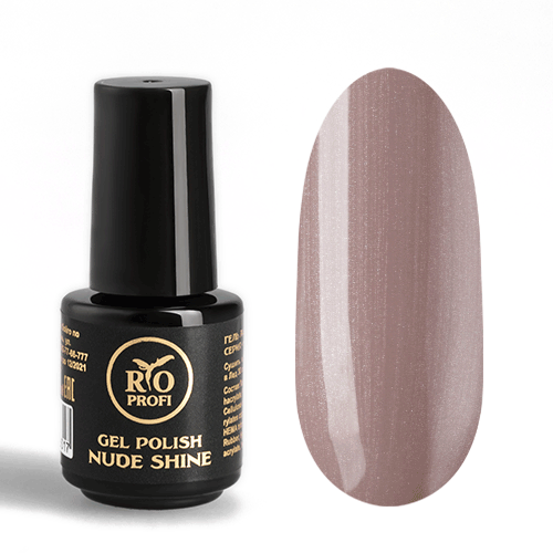 Rio Profi, Гель-лак Nude Shine Кофейный №10 (3,5 мл)