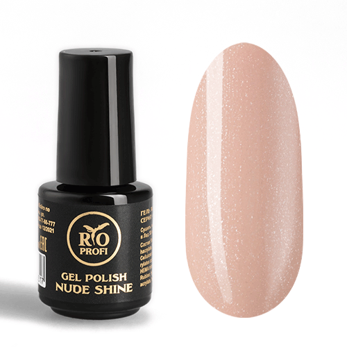 Rio Profi, Гель-лак Nude Shine Персиковый №15 (3,5 мл)