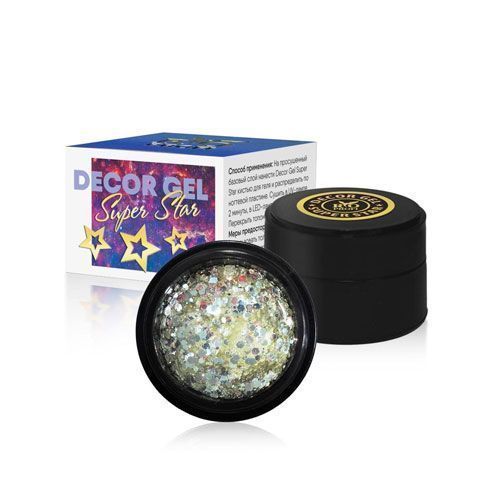 Rio Profi, Décor Gel Super Star №4 Glamour (7 г)