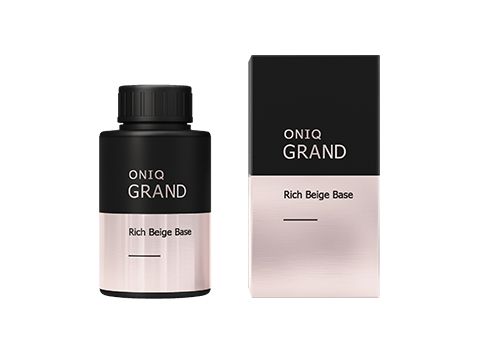 ONIQ, База Grand Rich beige base 907 (30 мл)