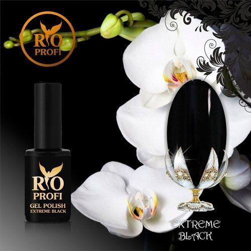 Rio Profi, Гель-лак Extreme Black (7 мл)