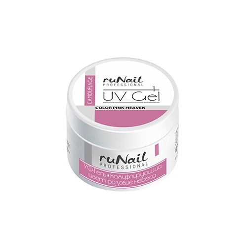 ruNail, Камуфлирующий УФ-гель - Розовые небеса (30 г)