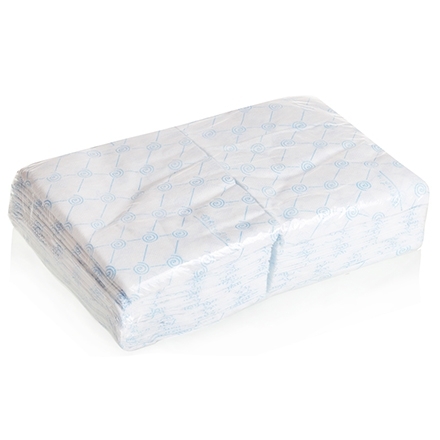 White line, Салфетки 30x30 голубой спанлейс (100 шт)