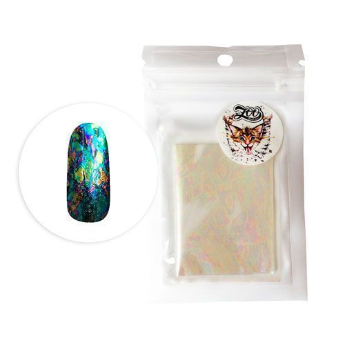 Zoo Nail Art, Фольга переводная Северное сияние №1165