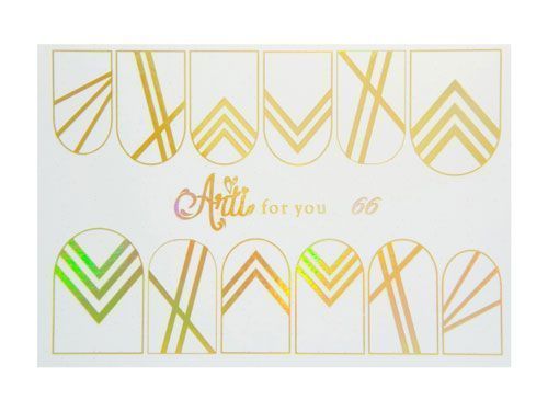 Arti for you, Слайдер Folga №66 Золото голография