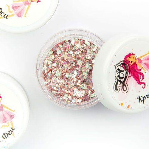 Zoo Nail Art, Шестигранники микс Крылья Феи №1399 (2 гр)
