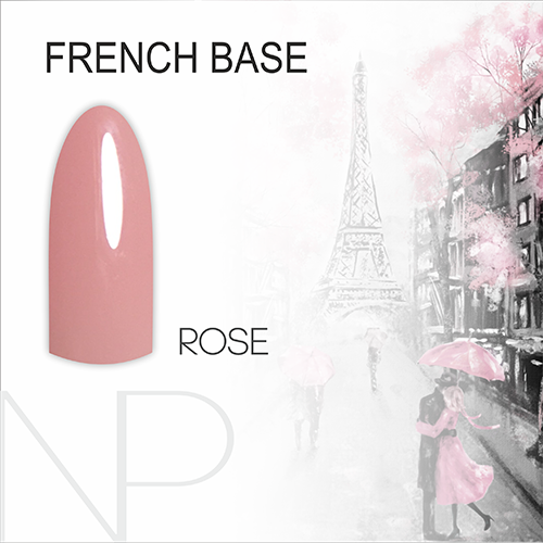 Nartist, Камуфлирующая база French base - Rose (12 мл)