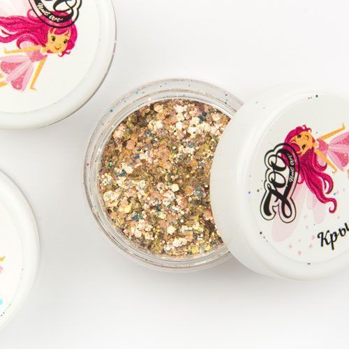 Zoo Nail Art, Шестигранники микс Крылья Феи №1398 (2 гр)