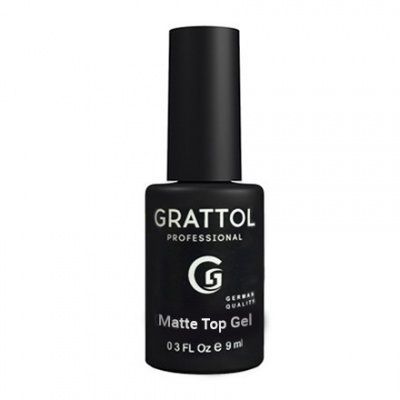Grattol, Matte Top Gel Velvet - Матовый Топ (9 мл)