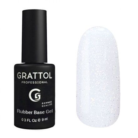 Grattol, Grattol Rubber Base Glitter 2 (9 мл)