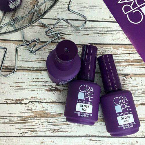 Grape, Завершающее покрытие TOP Gloss (15 мл)